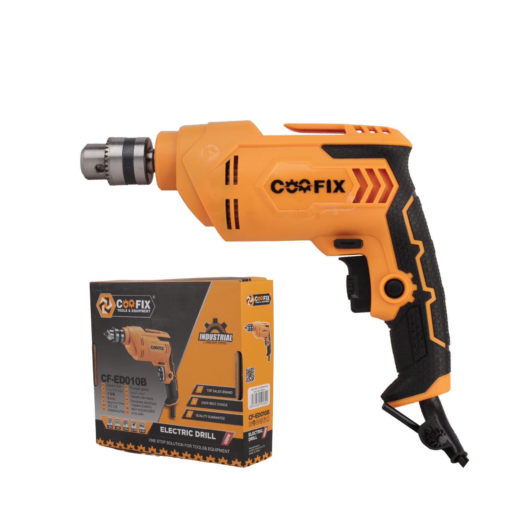 สว่านไฟฟ้า COOFIX รุ่น CF-ED010B ขนาด 10MM. 300วัตต์_1